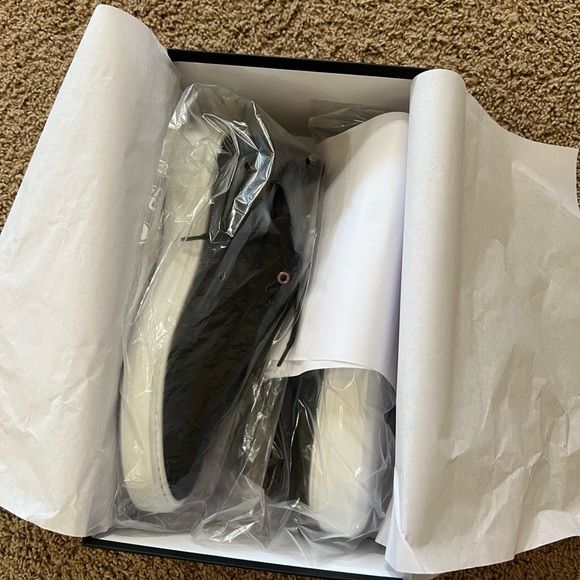 NIB Good Man Brand Legend London Black Mens Italian Leather Shoes Size 10 - Picture 3 of 10